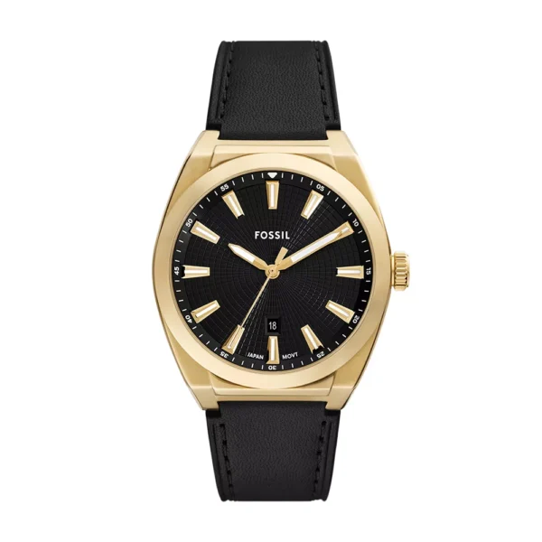 Reloj Everett de cuero